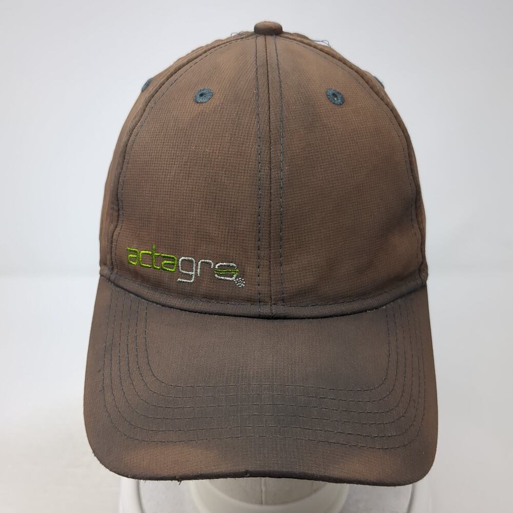 Actagro Strapback Hat Solid Gray One Size Adjusta… - image 2